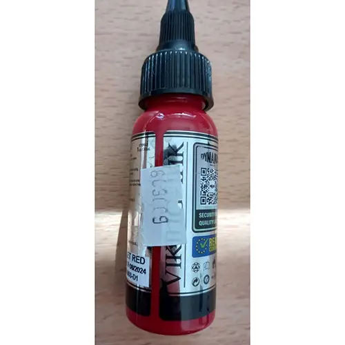 Foto aus der offiziellen Meldung: Viking by Dynamic Encre stérile - mélange pour le tatouage - Dynamic Tätowierfarbe — Risiko: Chemikalie