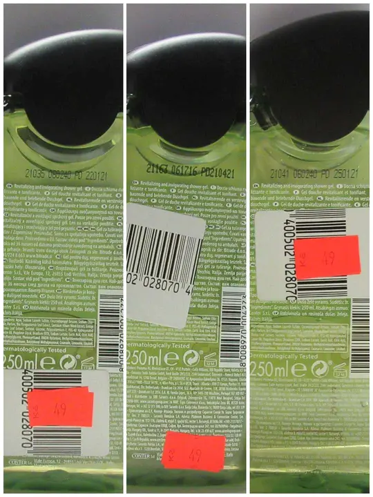 Photo de l’avis officiel: DENIM Musk 3xTRIPLE VIGOR Gel douche — risque: Risque chimique