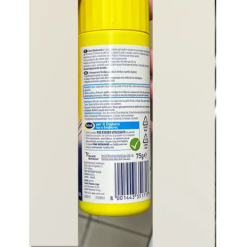 Photo de l’avis officiel: Scholl Fresh Step Déodorant — risque: Risque chimique