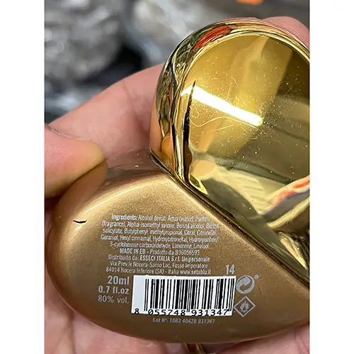 Photo de l’avis officiel: Setablu Parfum — risque: Risque chimique