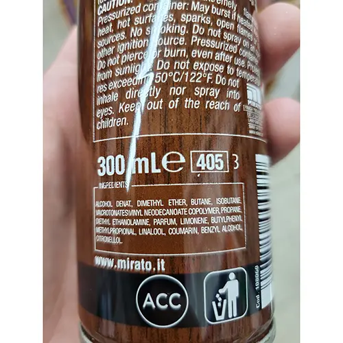 Foto dell’avviso ufficiale: Splend'or Lacca ecofix Lacca per capelli — rischio: Rischio chimico (A12/02209/24)