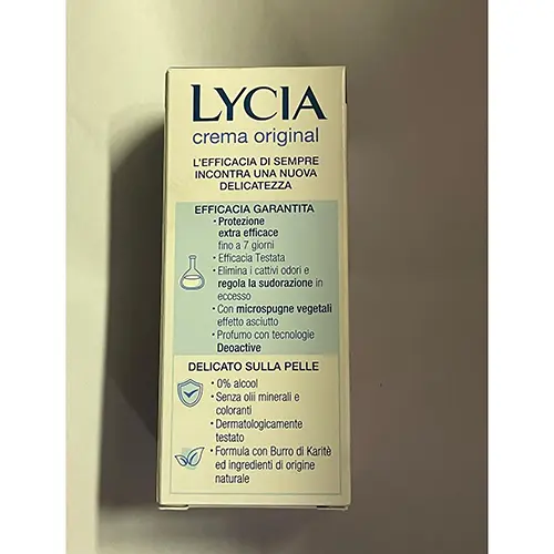 Photo de l’avis officiel: LYCIA Original Crème déodorante — risque: Risque chimique