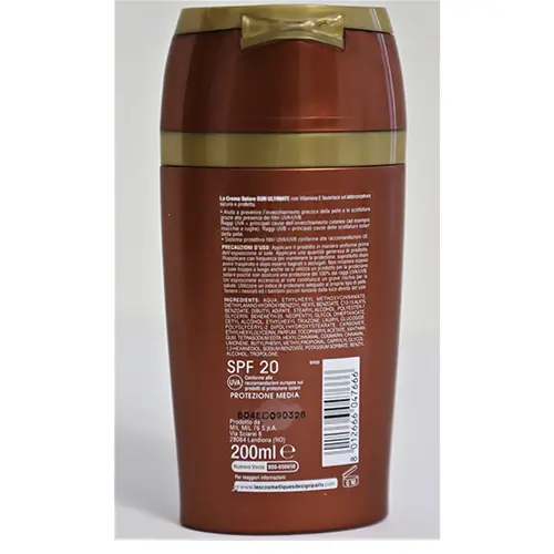 Photo de l’avis officiel: SUN Ultimate SPF20 Crème solaire — risque: Risque chimique