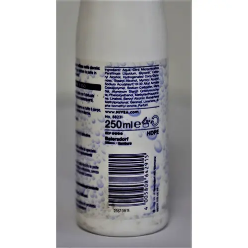 Photo de l’avis officiel: Nivea Minerali Marini Baume pour le corps — risque: Risque chimique