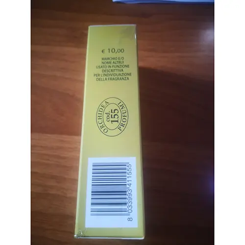 Photo de l’avis officiel: Orchidea Profumi Milione Laky Parfum — risque: Risque chimique