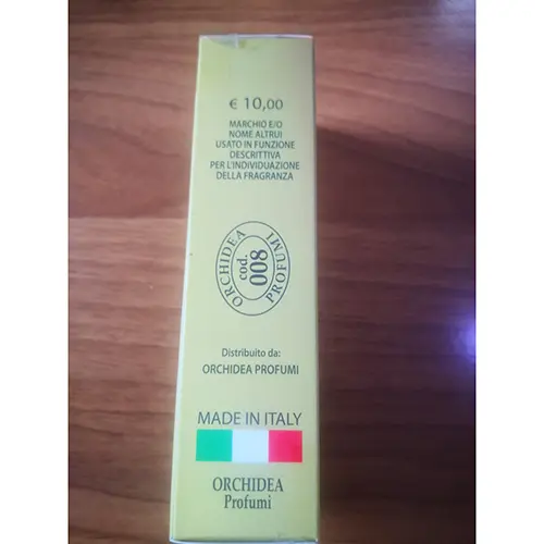 Photo de l’avis officiel: Orchidea Profumi Ladi Milione Parfum — risque: Risque chimique