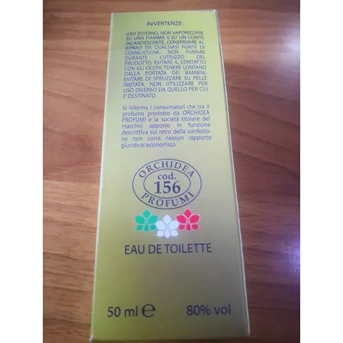 Foto dell’avviso ufficiale: Orchidea Profumi Inteza cafe Profumo — rischio: Rischio chimico