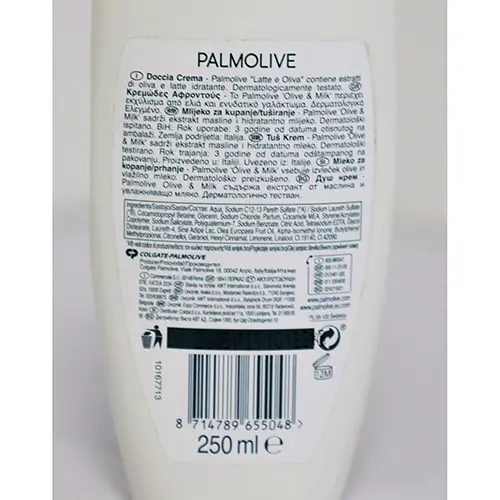 Photo de l’avis officiel: Palmolive Naturals Crème de douche — risque: Risque chimique (A12/02278/24)