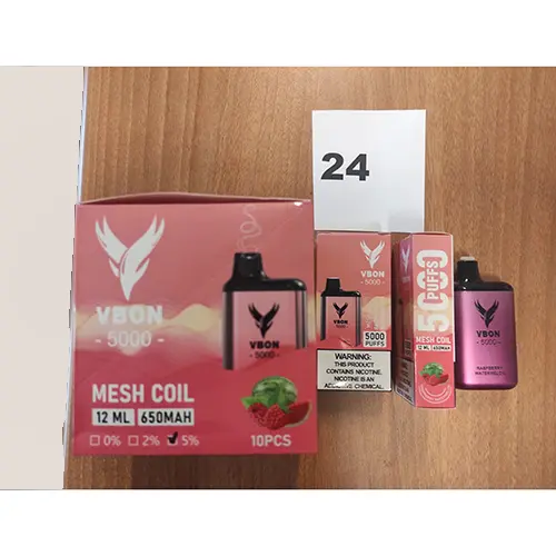 Photo de l’avis officiel: VBON 5000 Cigarette électronique jetable — risque: Risque chimique