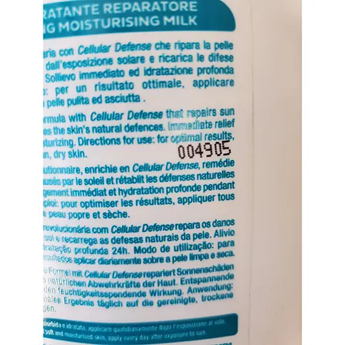 Foto dell’avviso ufficiale: ECRAN Aftersun Latte doposole idratante riparatore Latte post-sole — rischio: Rischio chimico