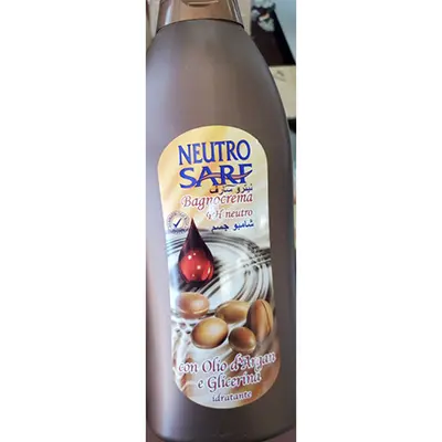 Foto aus der offiziellen Meldung: Sanny Neutro Sarf  con olio d'argan e glicerina idratante Badecreme — Risiko: Chemikalie