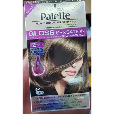 Foto aus der offiziellen Meldung: TESTANERA Palette professional performance gloss sensation Haarfärbemittel — Risiko: Chemikalie