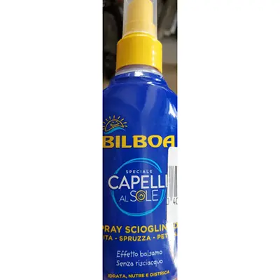 Photo de l’avis officiel: BILBOA Speciale Capelli al sole Pulvérisation — risque: Risque chimique