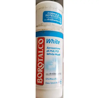 Photo de l’avis officiel: BOROTALCO White Déodorant — risque: Risque chimique