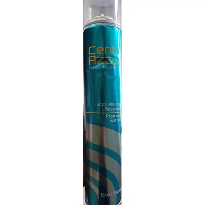 Foto uit de officiële melding: Centro Azzurro Professionale extra strong Haarlak — risico: Chemische risico's