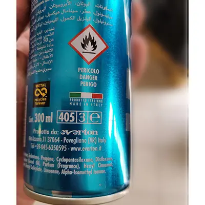 Foto dell’avviso ufficiale: Centro Azzurro Argan bio Virgin oil Lacca per capelli — rischio: Rischio chimico