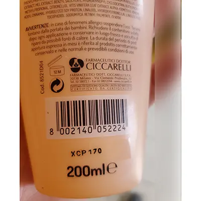 Foto dell’avviso ufficiale: CERA DI CUPRA Tonico delicato Tonico viso — rischio: Rischio chimico