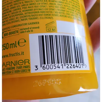 Foto dell’avviso ufficiale: Garnier Shampoo fortificante oil repair 3 — rischio: Rischio chimico
