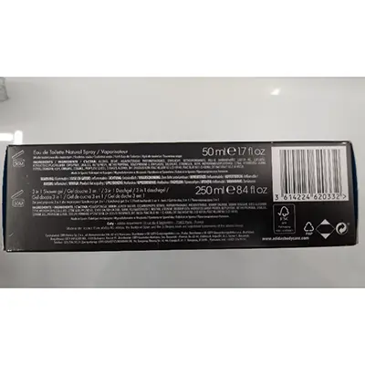 Photo de l’avis officiel: Adidas Ice dive Ensemble de cosmétiques — risque: Risque chimique