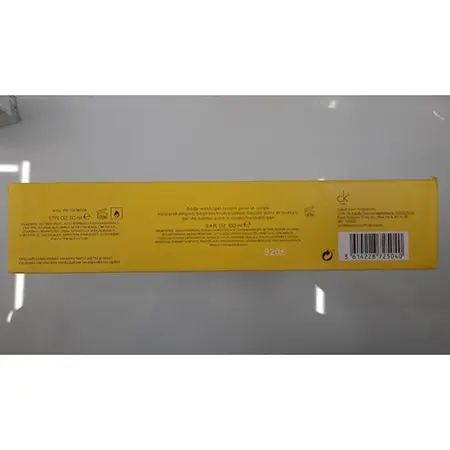 Foto do aviso oficial: Calvin Klein One Eau de toilette e conjunto de espuma corporal — risco: Químico