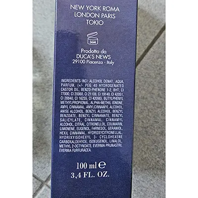 Photo de l’avis officiel: DUCA'S NEWS 2014 Brasil World Cup Parfum — risque: Risque chimique