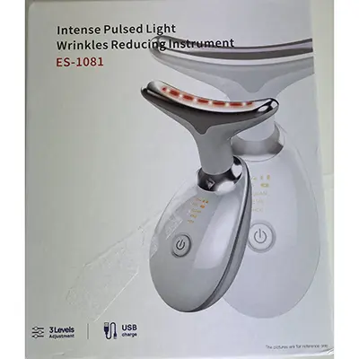Photo from the official notice: Not specified Intense pulsed light wrinkles reducing instrument electrical massage instrument — environment risk