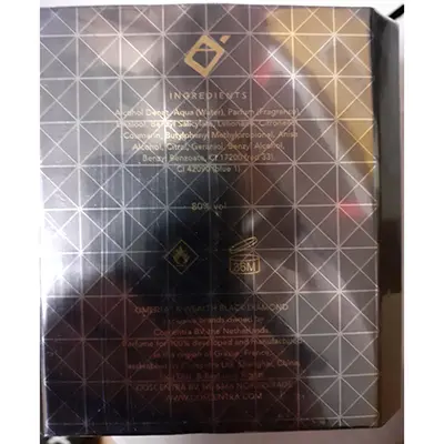 Photo de l’avis officiel: OMERTA Wealth Black Diamond Parfum — risque: Risque chimique