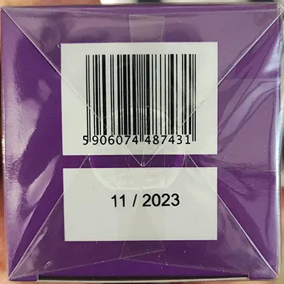 Photo de l’avis officiel: CHAT D'OR Dark Violet Parfum — risque: Risque chimique