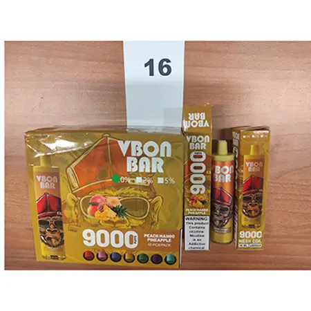 Photo de l’avis officiel: VBON BAR Peach Mango Pineapple Cigarette électronique jetable — risque: Risque chimique