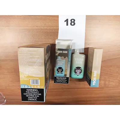 Photo de l’avis officiel: VBON BAR Strawberry mango Cigarette électronique jetable — risque: Risque chimique