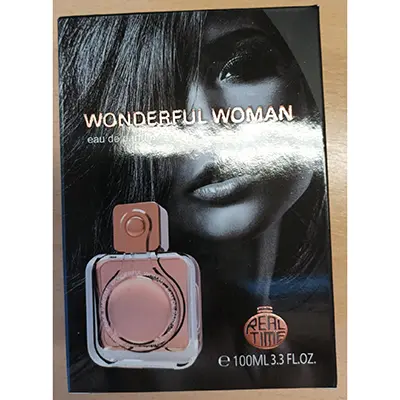 Photo de l’avis officiel: REAL TIME Wonderful Woman Eau de Parfum for women — risque: Risque chimique