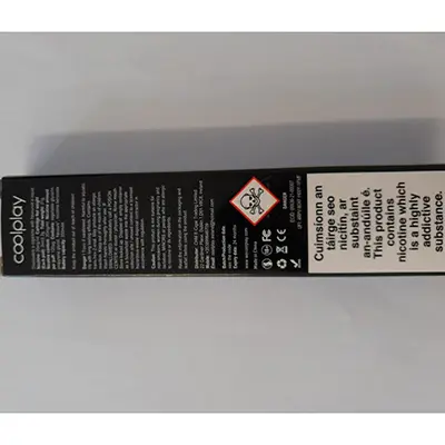 Photo de l’avis officiel: Coolplay X15 Cigarette électronique jetable — risque: Risque chimique