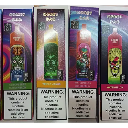 Photo de l’avis officiel: HONEY BAR PRO 25000 Cigarette électronique jetable — risque: Risque chimique