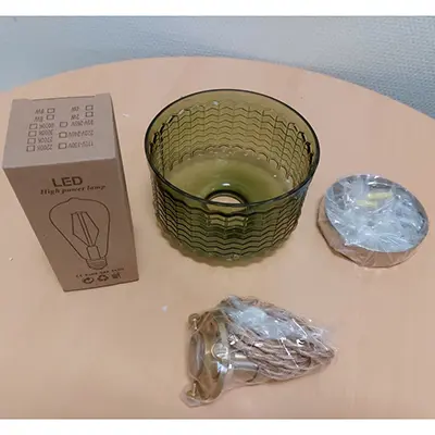 Foto do aviso oficial: SHUNSHUN LOCO LAMP Candeeiro de teto — risco: Choque elétrico
