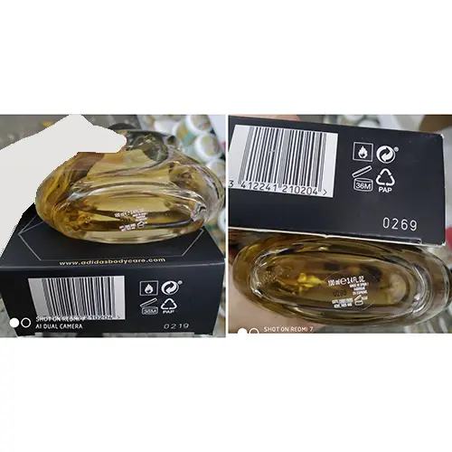 Foto uit de officiële melding: Adidas Victory League Eau de toilette — risico: Chemische risico's (A12/02499/24)
