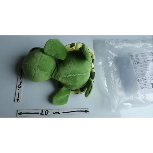 Foto do aviso oficial: MJCM Limited Plush Toy Brinquedo macio — risco: Engasgamento
