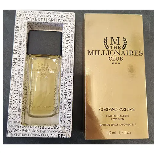 Photo de l’avis officiel: GORDANO PARFUMS M THE MILLIONAIRES CLUB Eau de toilette — risque: Risque chimique