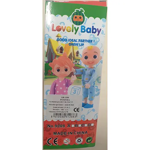 Foto do aviso oficial: Lovely Baby Boneca de plástico — risco: Químico