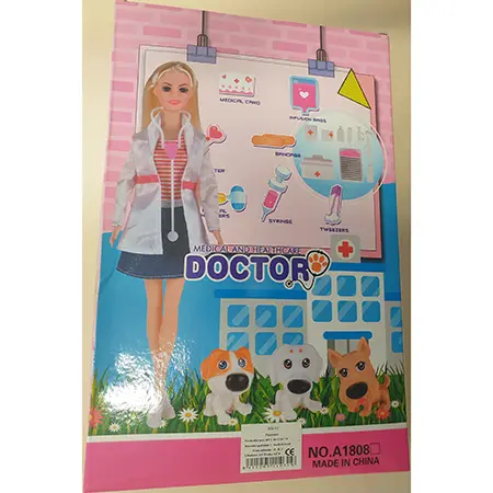 Photo from the official notice: MEDICAL AND HEALTHCARE DOCTOR, PETS CARE toy set — chemical risk