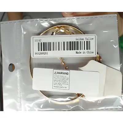 Photo from the official notice: Ensemble De Bracelets À Main Simples En Alliage De Zinc, 2 Pièces, Incrustés De Strass Brillants, St — chemical risk