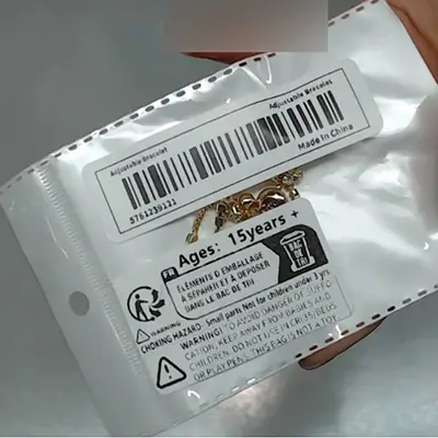 Zdjęcie z oficjalnego zgłoszenia: Bracelet de tennis étincelant plaqué or 18 carats, réglable avec incrustation de zircone cubique, bi Bransolet — ryzyko: Chemiczne