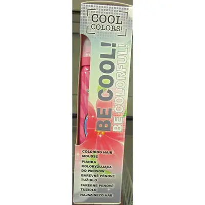 Foto aus der offiziellen Meldung: Wats élysée HAIR COLOR MOUSSE COOL COLORS! Haarfärbemousse — Risiko: Chemikalie (A12/02501/24)