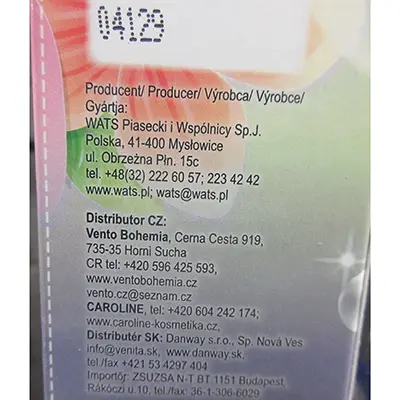 Foto aus der offiziellen Meldung: Wats élysée HAIR COLOR MOUSSE COOL COLORS! Haarfärbemousse — Risiko: Chemikalie (A12/02501/24)
