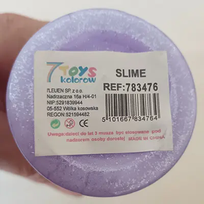 Foto dell’avviso ufficiale: 7 Toys Kolorow Bava di giocattolo — rischio: Rischio chimico (A12/02545/24)