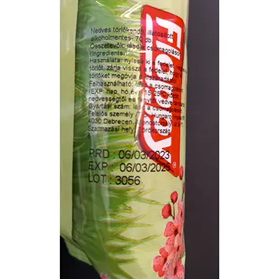 Photo de l’avis officiel: Floppy Wet Wipes For All Seasons Lingettes humides — risque: Risque chimique