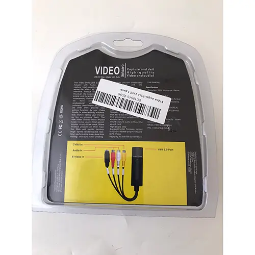 Photo de l’avis officiel: USB Video Capture Card Carte de capture vidéo — risque: Risque chimique & Environnement