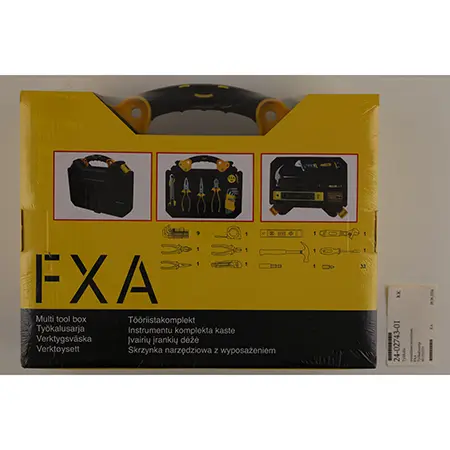Photo de l’avis officiel: FXA Multi Tool Box (51 pcs) Jeu d'outils — risque: Risque chimique