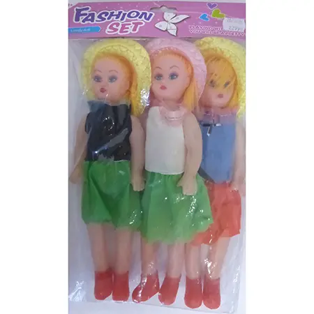 Photo de l’avis officiel: Fashion Set Lovely doll Ensemble de poupées en plastique — risque: Risque chimique
