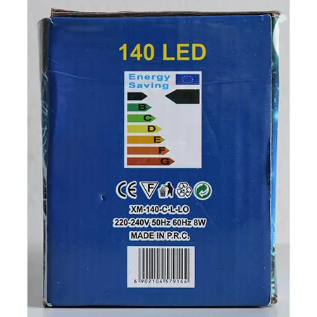 Photo de l’avis officiel: Merry Christmas 180 LED Christmas lights Chaîne d'éclairage — risque: Choc électrique (A12/02578/24)
