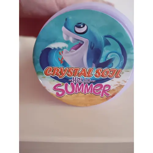 Foto do aviso oficial: Crystal Sojl Hello Summer Crystal Sojl Hello Summer Toy slime — risco: Químico (A12/02602/24)